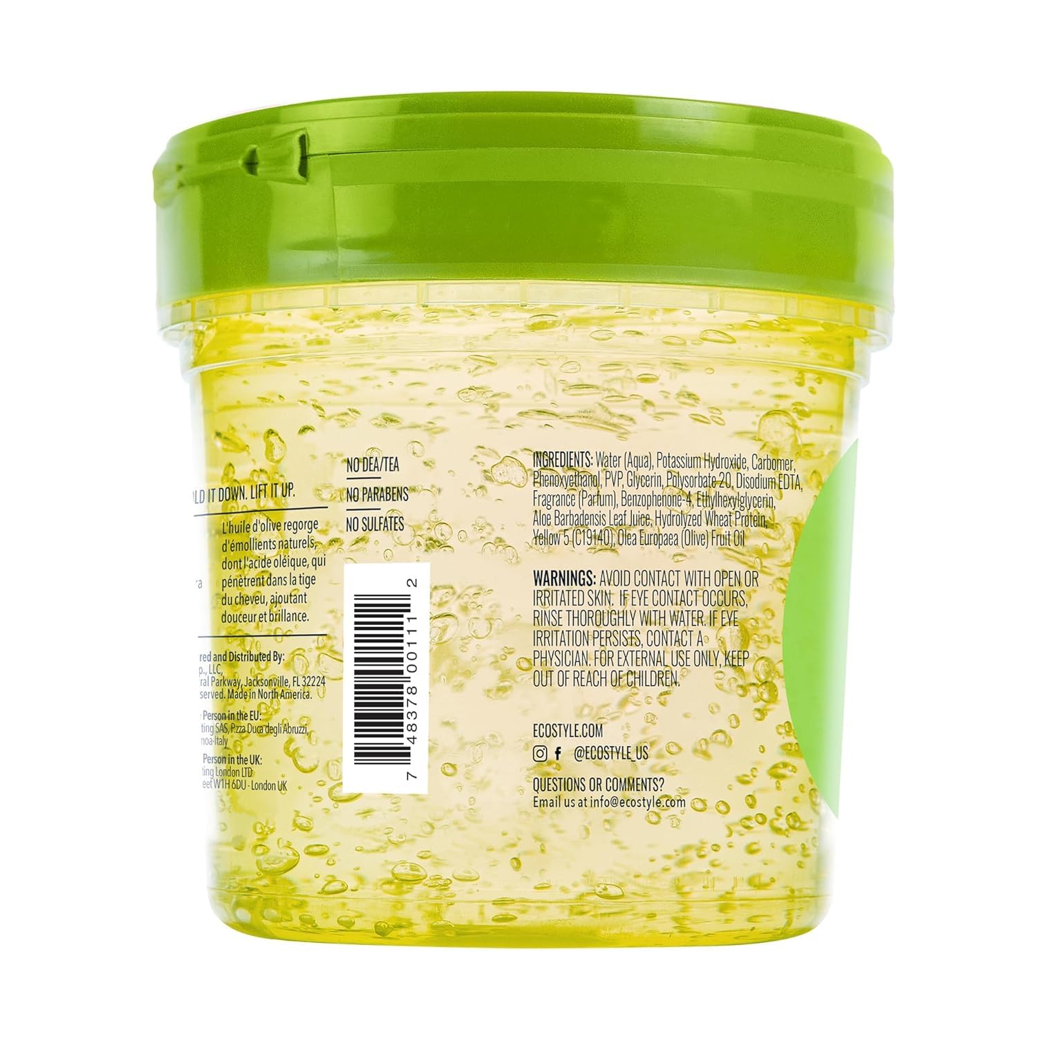 Amazon | Eco Styler Gel Olive Oil 8 oz HP-00110 by Eco Styler